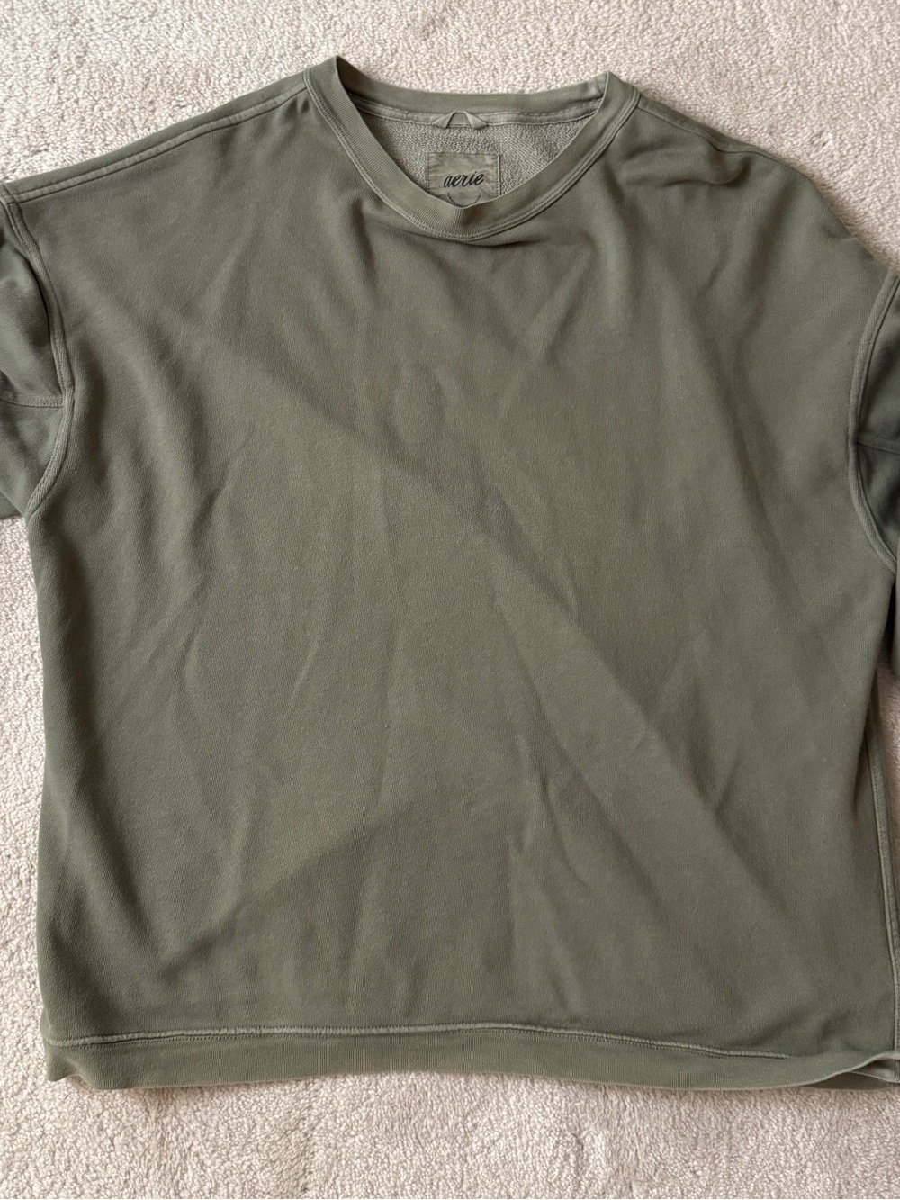 Aerie Women's over sized sweatshirt, super soft! Olive green